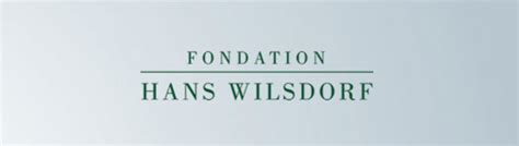 hans wilsdorf foundation wikipedia.